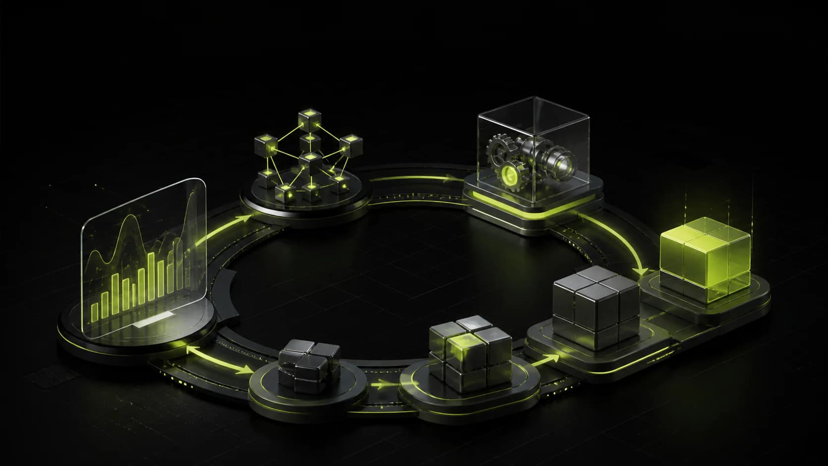 Ilustración 3D de la modalidad evolución continua