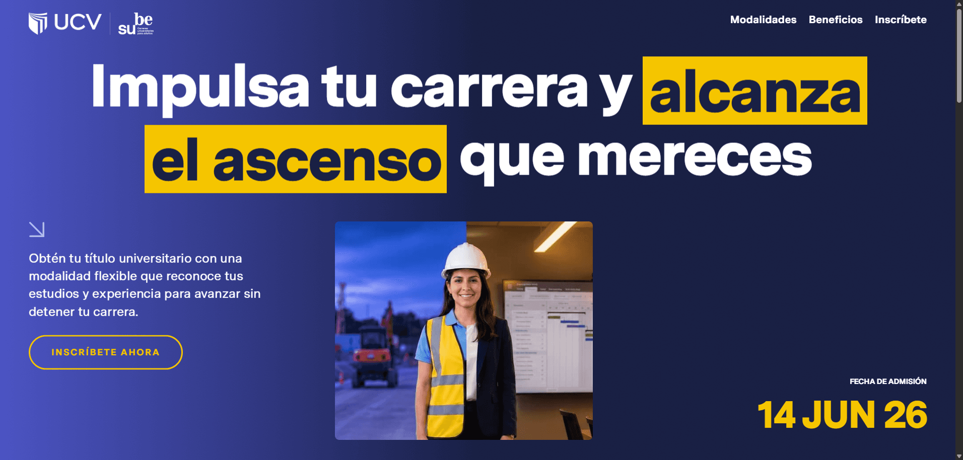 UCV SUBE Program UCV SUBE Program