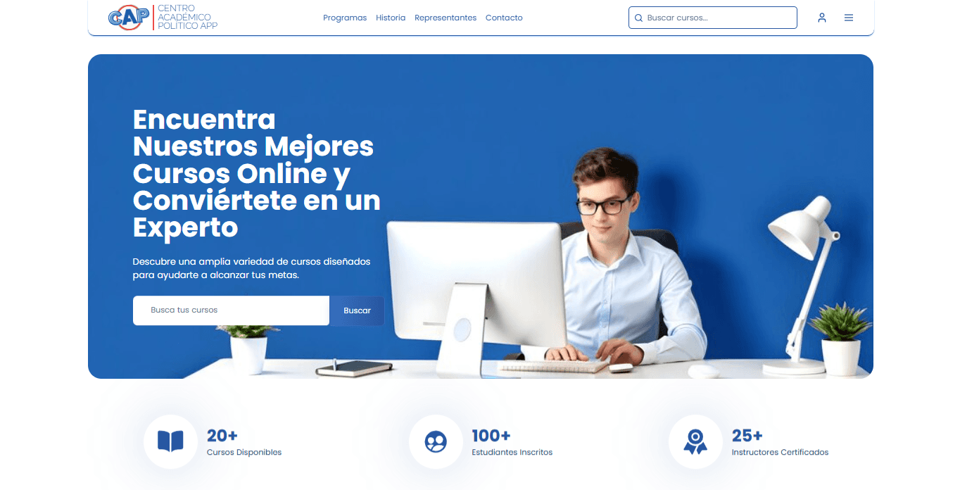 Centro Académico Político App Dashboard