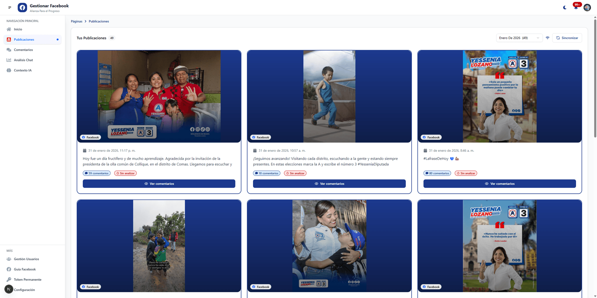 Social Manager Platform Dashboard Social Manager Platform Dashboard